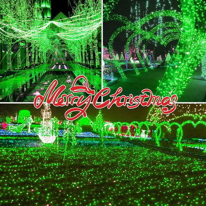 100LIGHTS Green Extra-Bright with End Connectors Christmas Decorative Lights 5.98m UL Certified