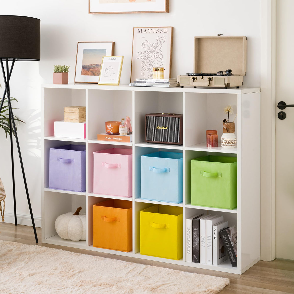 GRANNY SAYS 11x11 Storage Cube Organizers, Pastel Color, 6-Pack