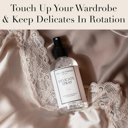 The Laundress Delicate Fabric Spray, Wrinkle Release Spray, Upholstery and Linen Spray, Silk &