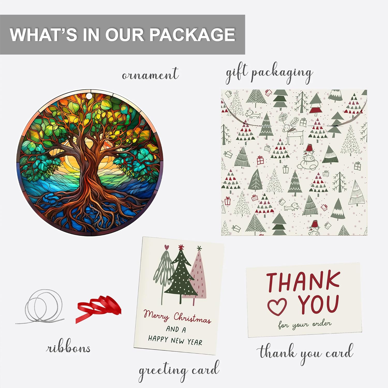 Jabihome Christmas Ornaments 2025, Exchange for Women, Men, Collectible Dated Year Ornaments for