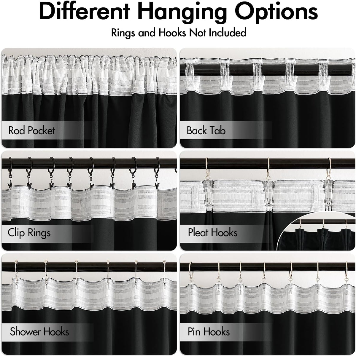 MIULEE Black Velvet Curtains 90 inches Long 2 Panels - Luxury Pinch Pleated Room Darkening Window
