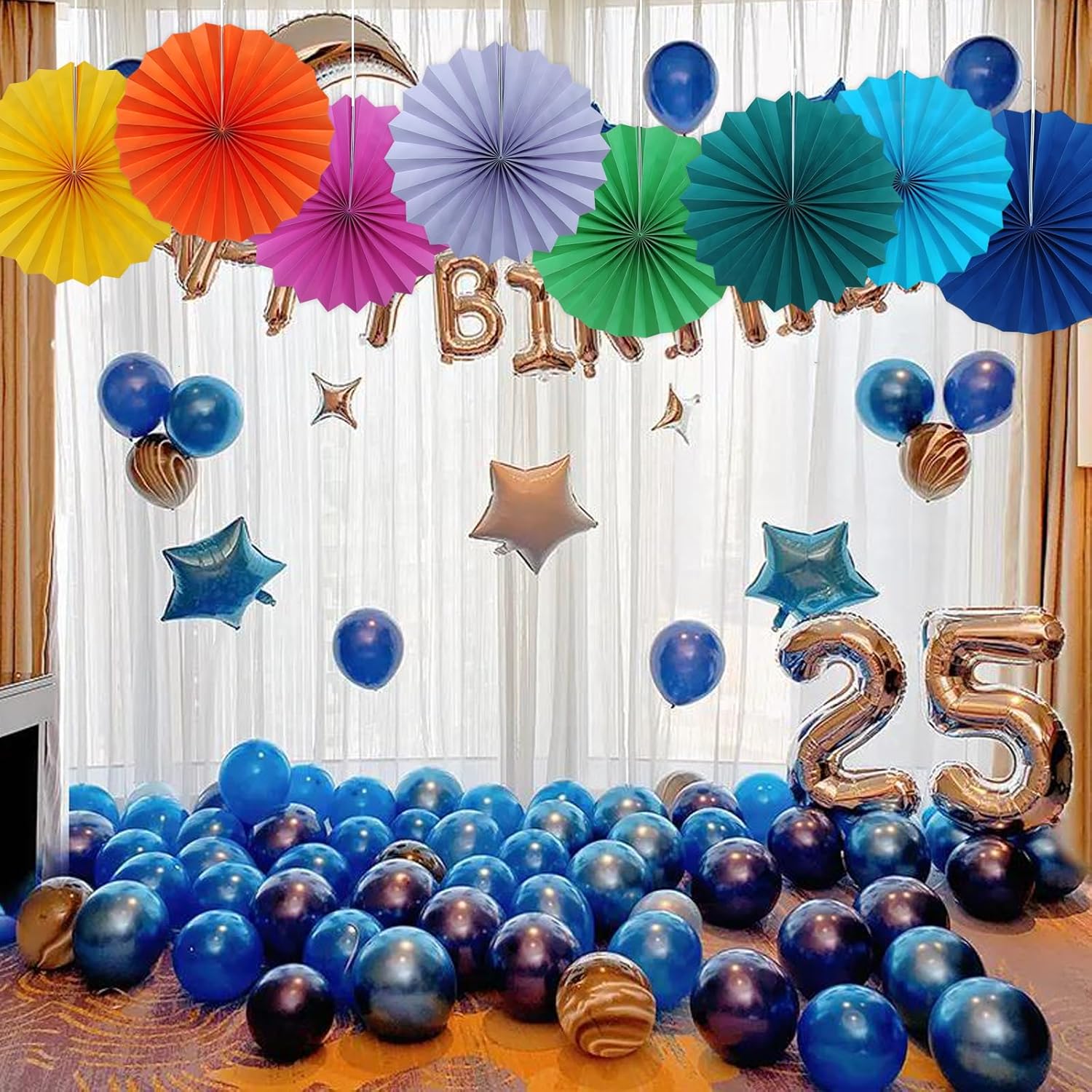 Morange Party Decorations,,Halloween Decor Events Accessories，Orange Birthday Decorations,Sunset