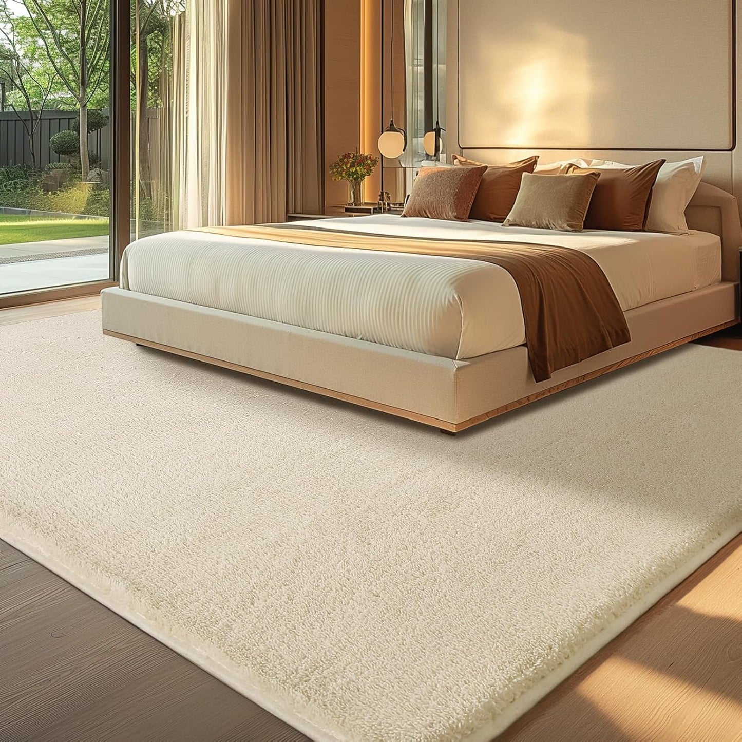 Sour Lemon 9x12 Area Rugs for Living Room, Soft Large Area Rug Fluffy Rugs for Bedroom，Machine