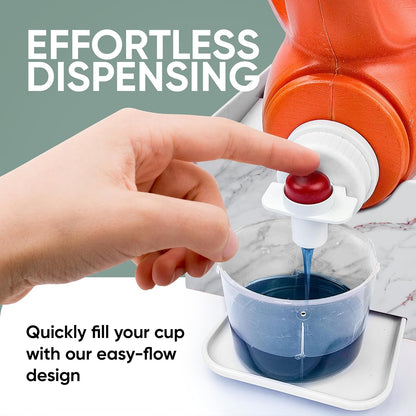 Skywin Laundry Room Organizer and Drip Tray - Soap Cup Storage for Liquid Detergent Containers
