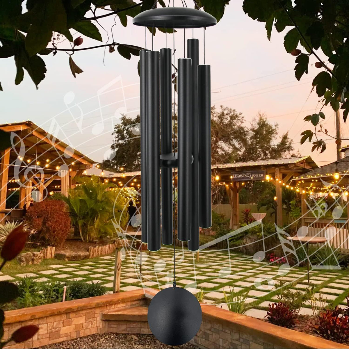 ASTARIN 45 in Memorial Wind Chimes Large with 6 Heavy Tubes, Large Deep Tone Wind Chimes Outdoor