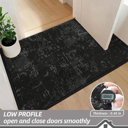 BEQHAUSE Dirt Trapper Door Mat 32"x48" Non-Slip Door Mats Washable Entryway Rugs Stain Resistant