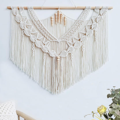 Achart Macrame Wall Hanging Large- Boho Wall Decor- large wall art- Wall Decor Living Room- Macrame