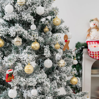 100Pcs Christmas Balls Ornaments Set, Shatterproof Christmas Decorations with Hand-held Gift