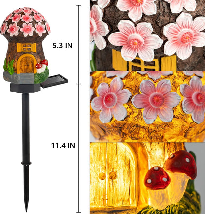 Dazzle Bright Solar Mushroom Lights Fairy Garden Lights for Home Decor Outdoor Decorative Stakes