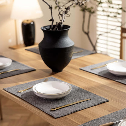 Demetex Placemats Table Mats Set of 4 Heat Resistant Washable Cloth Place Mats for Dining Table