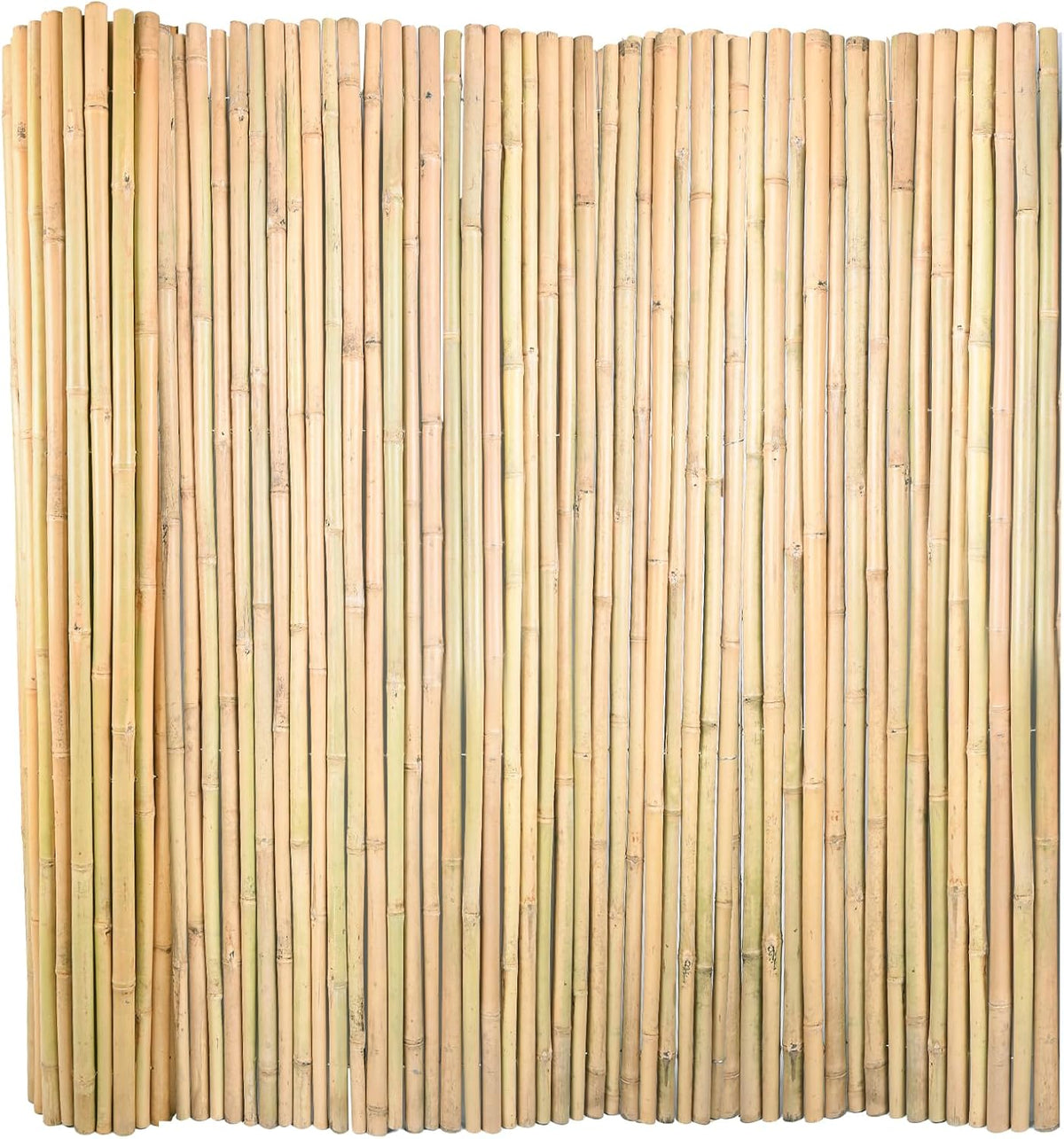 Natural Bamboo Fence 4ft H x 8ft L x 0.7In D, Eco-Friendly Privacy Fence for Outdoor Wall, Garden