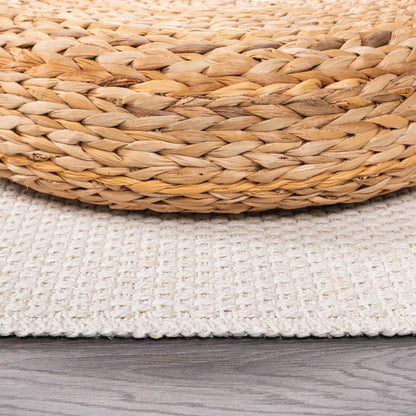CAMILSON Easy Jute Rug 2x3, Indoor Outdoor Off-White Farmhouse Area Rugs for Living Room and