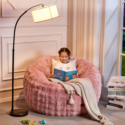 Hobestluk Bean Bag Chair Oversized Bean Bag Chair for Adults Donut-Shaped Large Bean Bag with