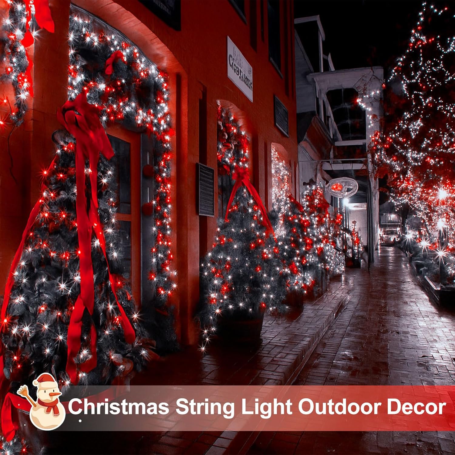 Extra-Long 144FT Solar String Lights for Outside, 2 Pack 400LED Solar Fairy Lights Outdoor