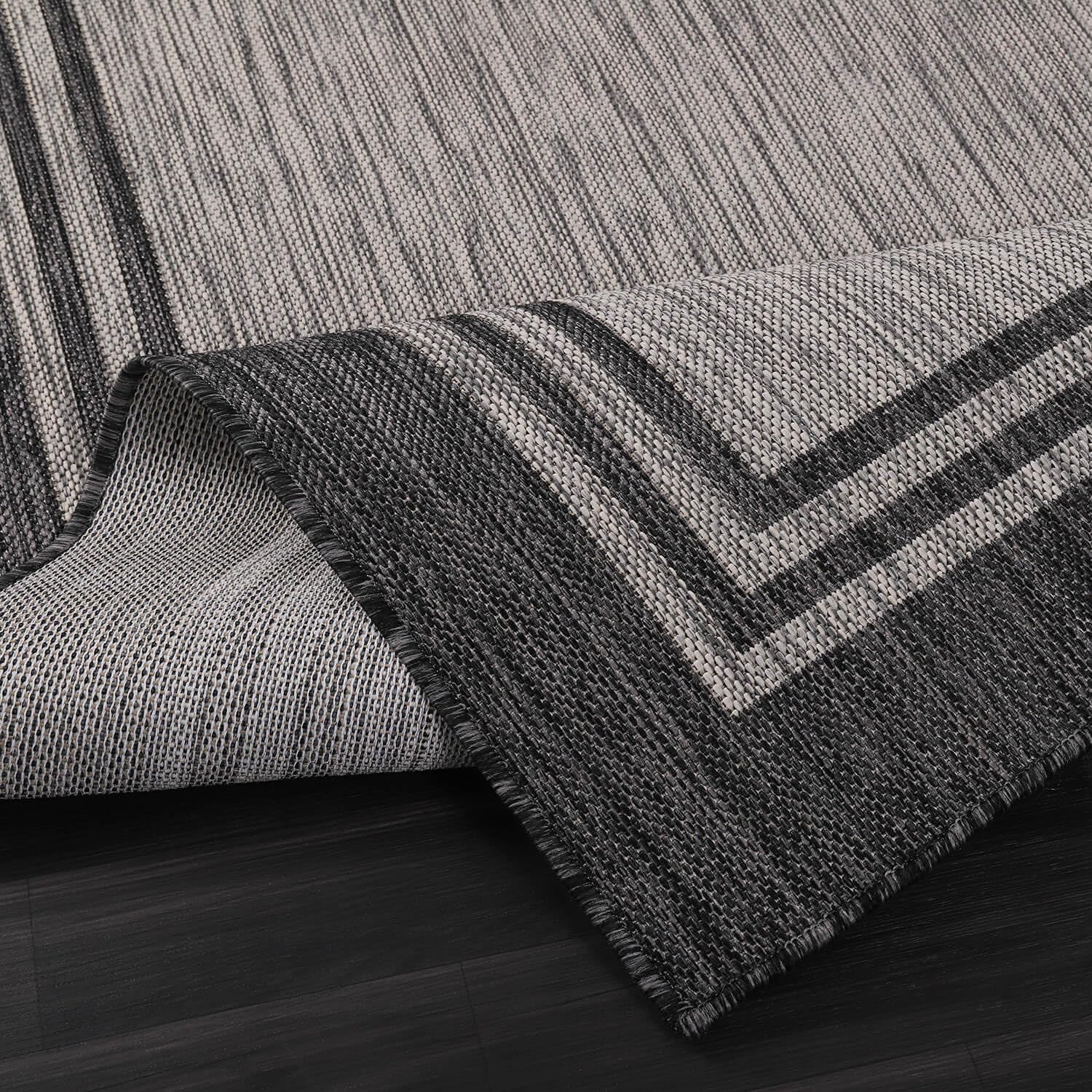 Bordered Outdoor Rug 9x12 Washable Outside Carpet for Indoor Patio Porch Waterproof Easy Cleaning