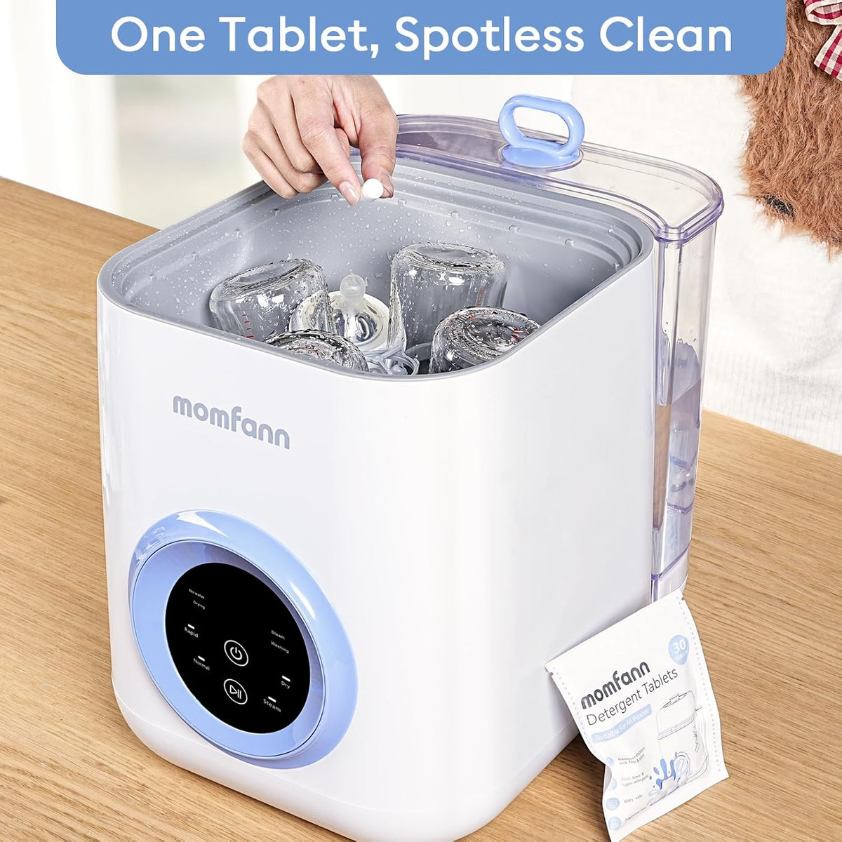Professional Deep Cleaning Detergent Tablets for All Baby Bottle Washers, Washer Tablets for Bottle