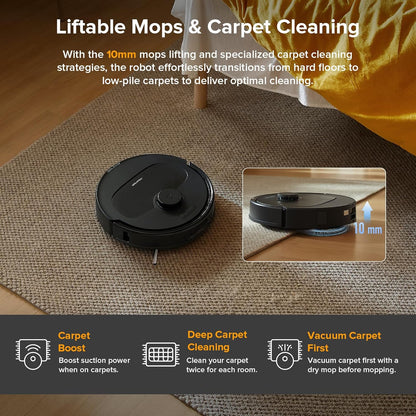 roborock Qrevo Series Robot Vacuum and Mop, 8000Pa Suction, Upgraded from Qrevo S, Anti-Tangle