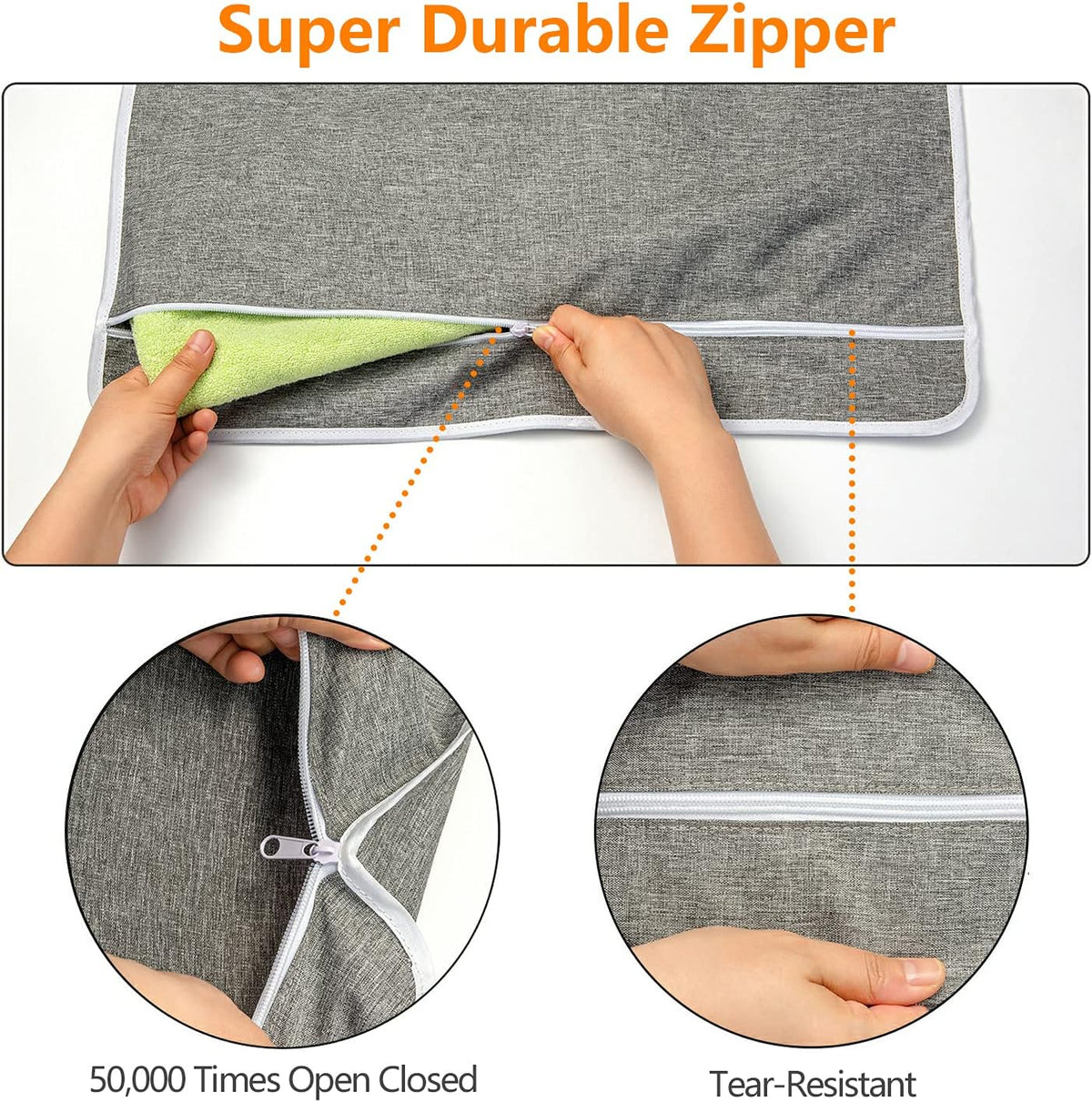 XL Hanging Laundry Hamper, Extra Large Tear-resistance Door Hamper with 2 Types Hooks for Dirty