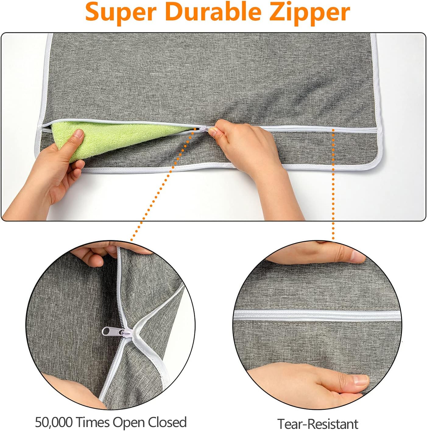 XL Hanging Laundry Hamper, Extra Large Tear-resistance Door Hamper with 2 Types Hooks for Dirty