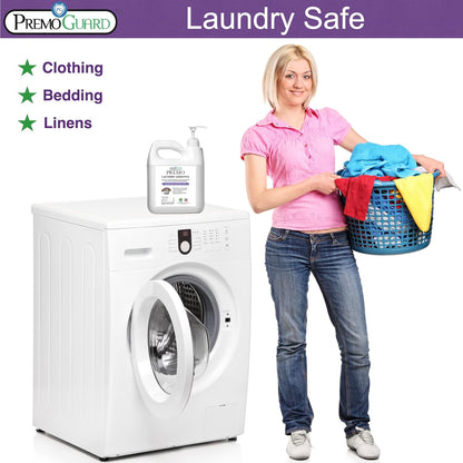 Premo Guard Bed Bug, Mite & Lice Laundry Detergent Additive 128 oz – Child & Pet Friendly – Stain &