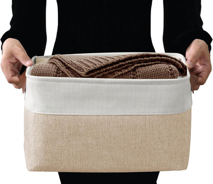 DECOMOMO Storage Baskets for Shelves - Fabric Closet Organizers and Storage Bins, Perfect Baskets