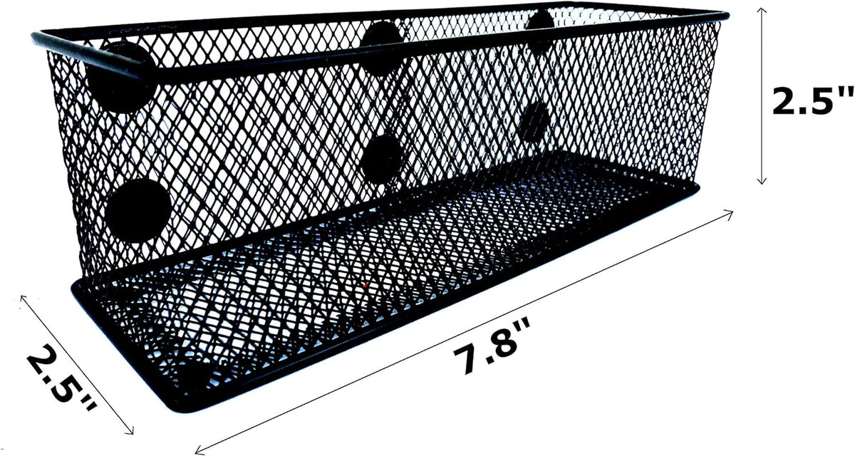Magnetic Baskets Magnetic Organizer and Holder for Locker or Refrigerator - Pen Holders or Storage