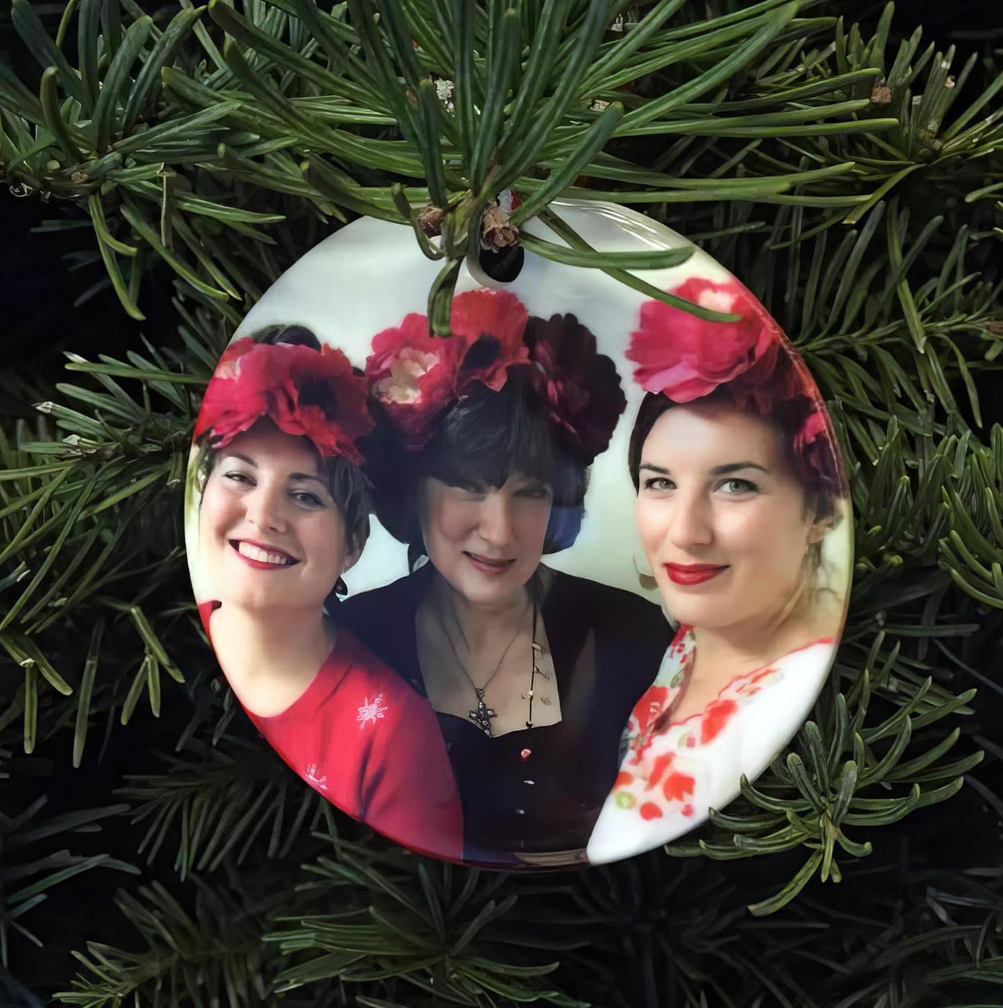 Personalized Christmas Ornament, Add Photo Text or Art Design and Make Your own Customized 3”