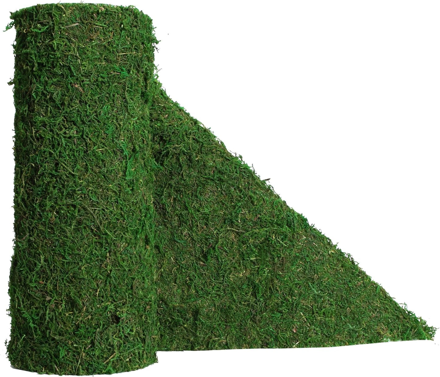 Moss Roll, Dried Moss for Crafts, Moss Table Runner for Fairy Gardens, Wedding Woodland Decor