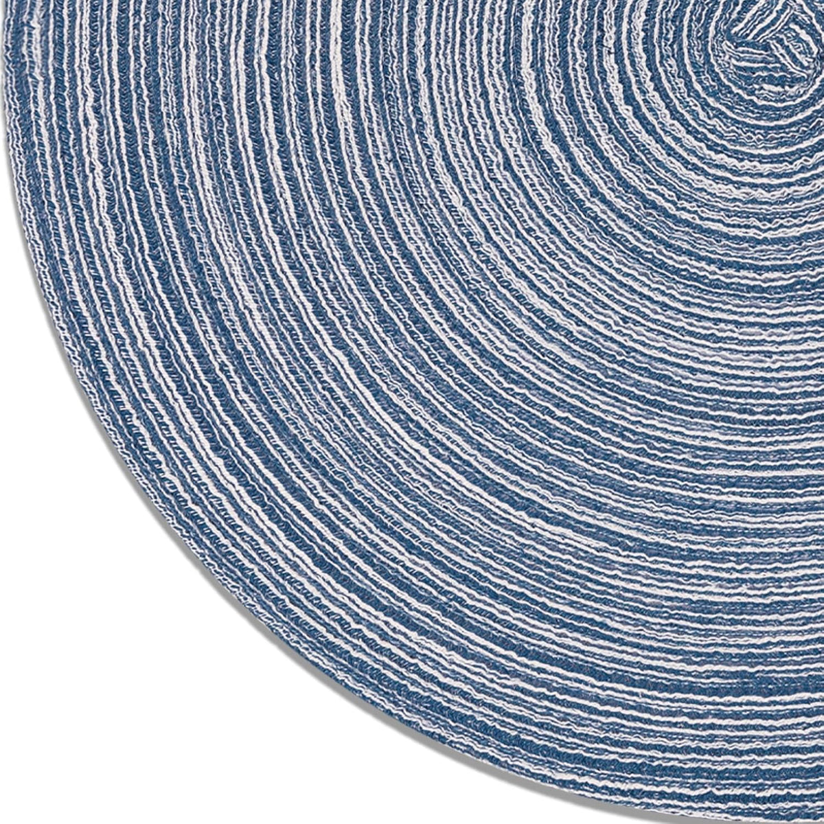 AHHFSMEI Round Braided Placemats Set of 6 Round Table Mats for Dining Tables Natural Woven Heat