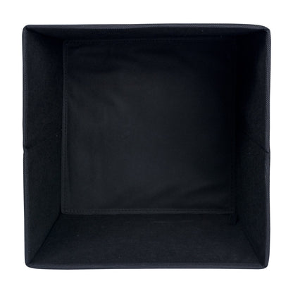 DII Collapsible Storage Organizer Bin, Small, 11" Cube, Black, 2 Count