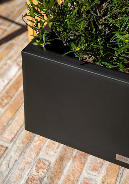 Veradek Block Series Long Box Planter - Large Rectangular Planter for Indoor or Outdoor Patio/Porch