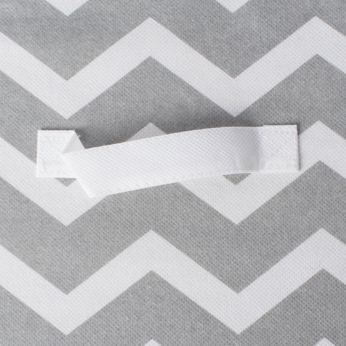 DII Non Woven Polyester Storage Bin, Chevron, Gray, Small Set of 4