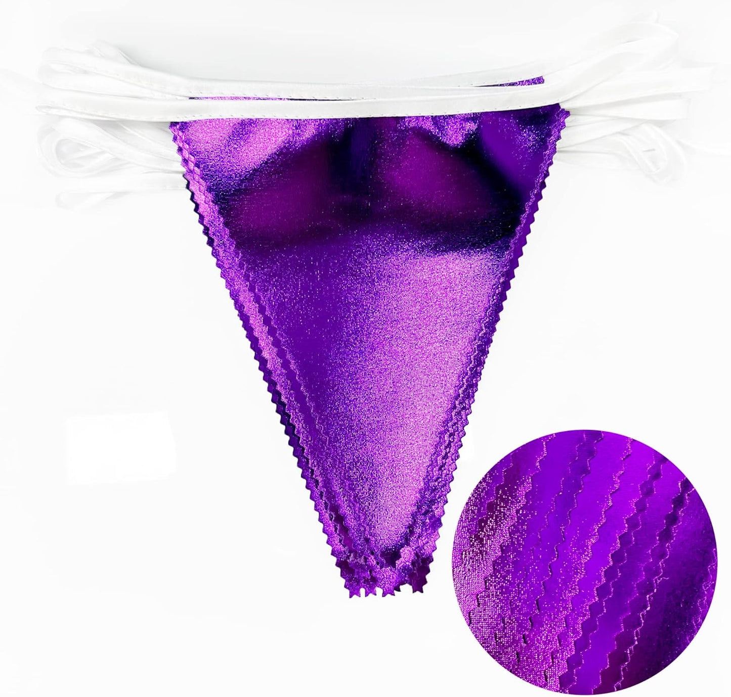 Purple Party Decorations Triangle Pennant Banner Flag Dark Purple Metallic Fabric Bunting Garland