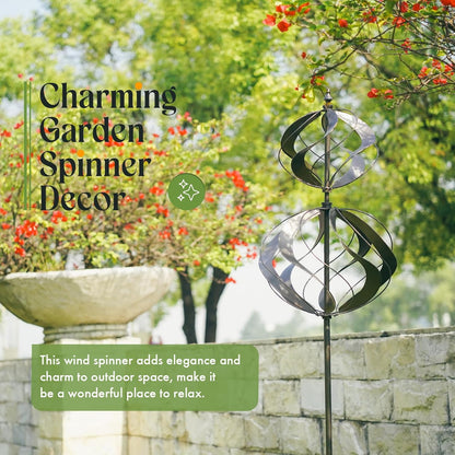Wind Spinners Outdoor Metal - Large Kinetic Wind Spinner for Yard Garden, Windmills Lawn Ornament
