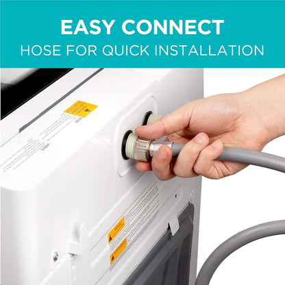 BLACK+DECKER Small Portable Washer, Washing Machine for Household Use, Portable Washer 1.7 cu.Ft