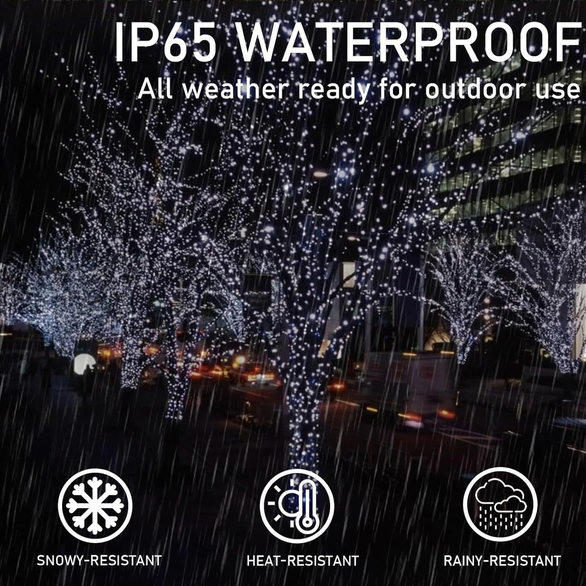 Solar String Lights Outdoor Waterproof 2PK 200LED 66FT Twinkle Lights Auto On/Off Solar Powered LED