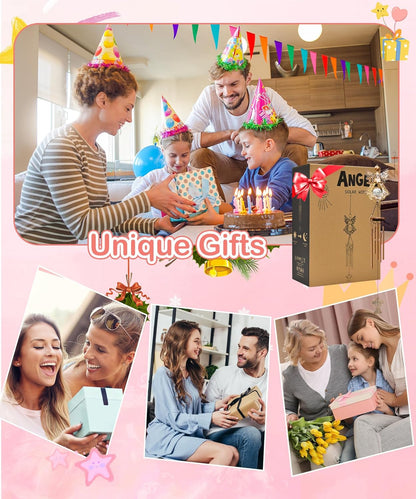 Wind Chimes Outdoor Indoor Decor: Birthday Gifts for Mom Grandma - Outside Lights for Garden Yard