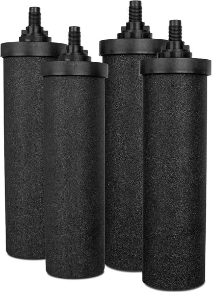 AquaEasy BB9 Activated Carbon Water Filter Candle(4 Pcs) Replacement Gravity Water Filter Candle