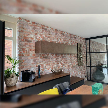 Dundee Deco 3D Wall Panels Faux Brick - Cladding Red Grey Brown Stone Look Wall Paneling