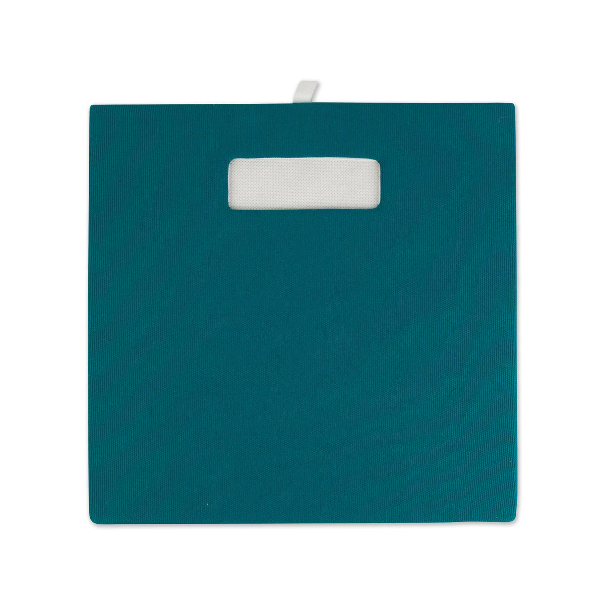 DII Fabric Storage Cube Organizer Bin 13x13x13 Foldable, Teal