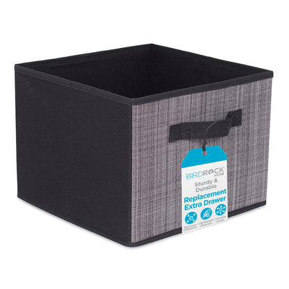 Internet's Best Replacement Extra Drawers for Hanging Closet Organizer - Canvas Storage Bins for