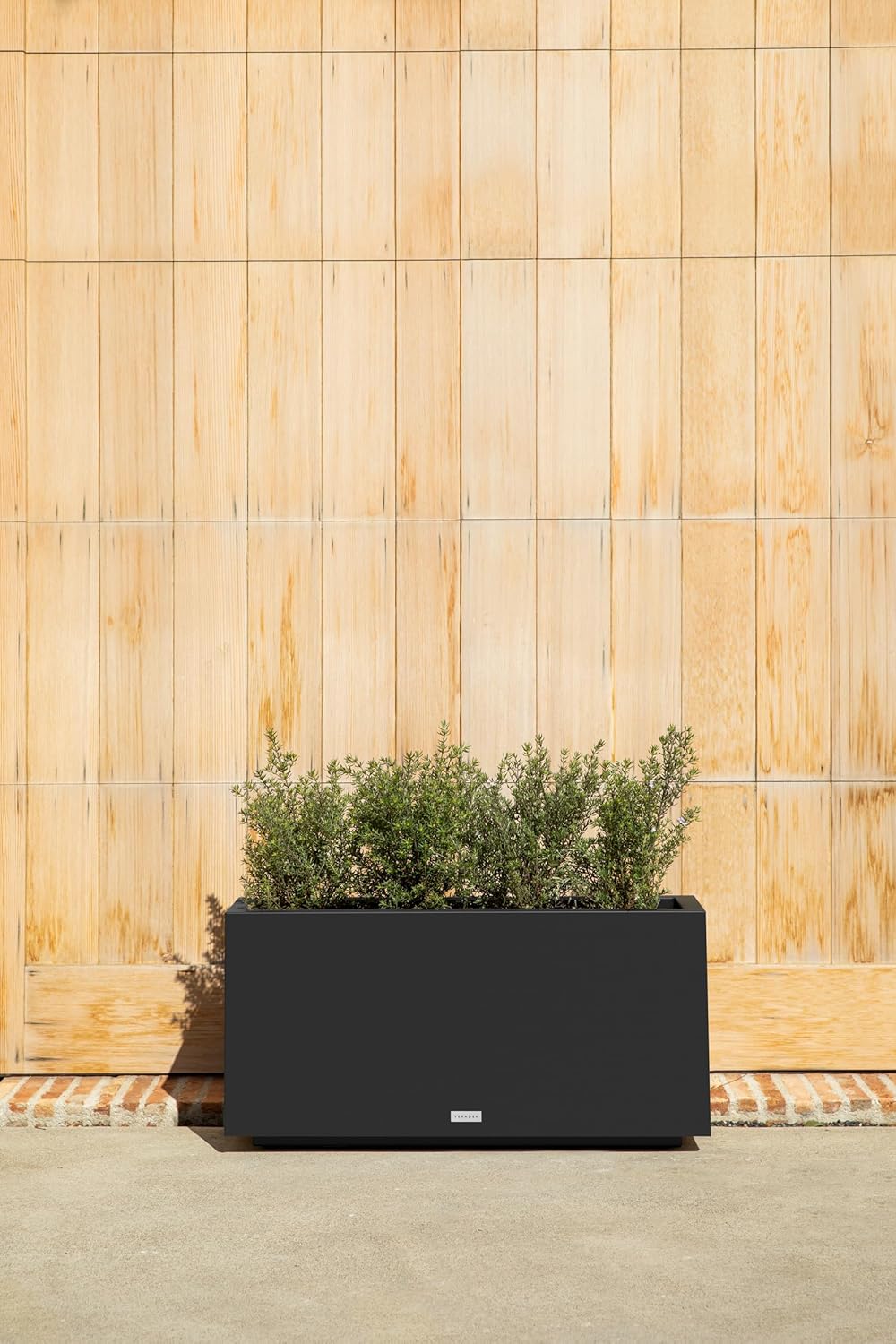 Veradek Block Series Long Box Planter - Large Rectangular Planter for Indoor or Outdoor Patio/Porch