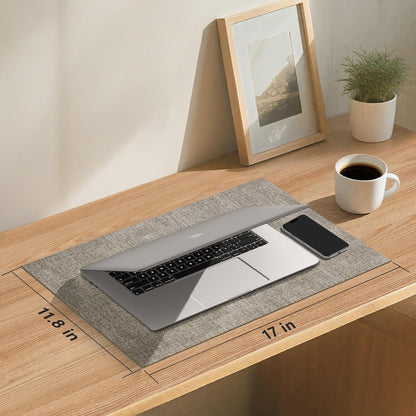 DOLOPL Placemats Set of 4, Reversible Wipeable & Heat Resistant Place Mats, Modern Faux Leather