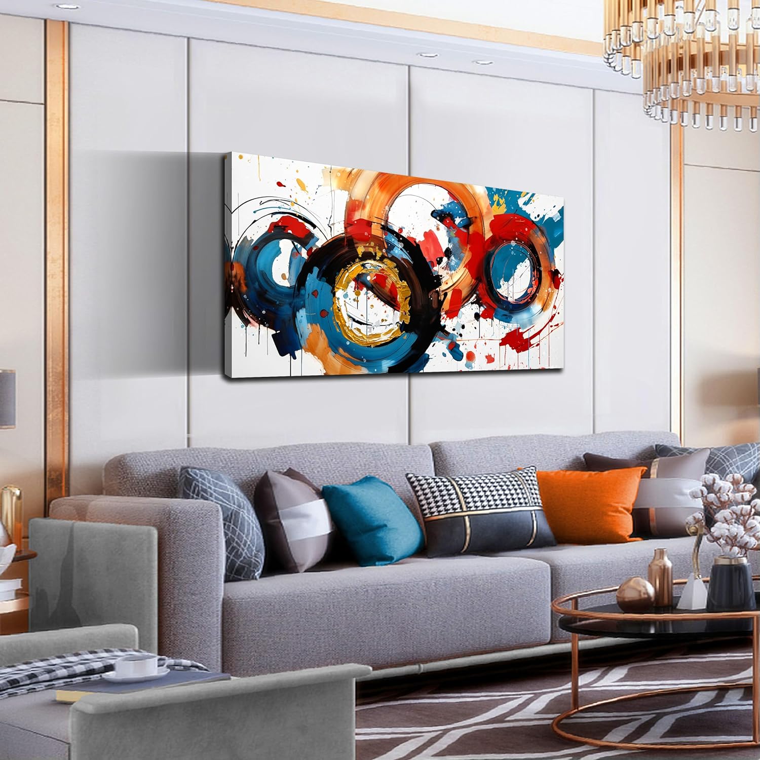 Abstract Wall Art Large Canvas Prints Modern Living Room Bedroom Home Office Wall Decor Framed