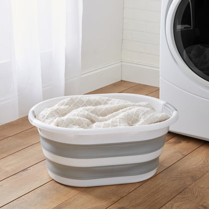 Laundry 360 Collapsible Laundry Basket | Portable | Space Saver Storage | 27 Liter Capacity | Store