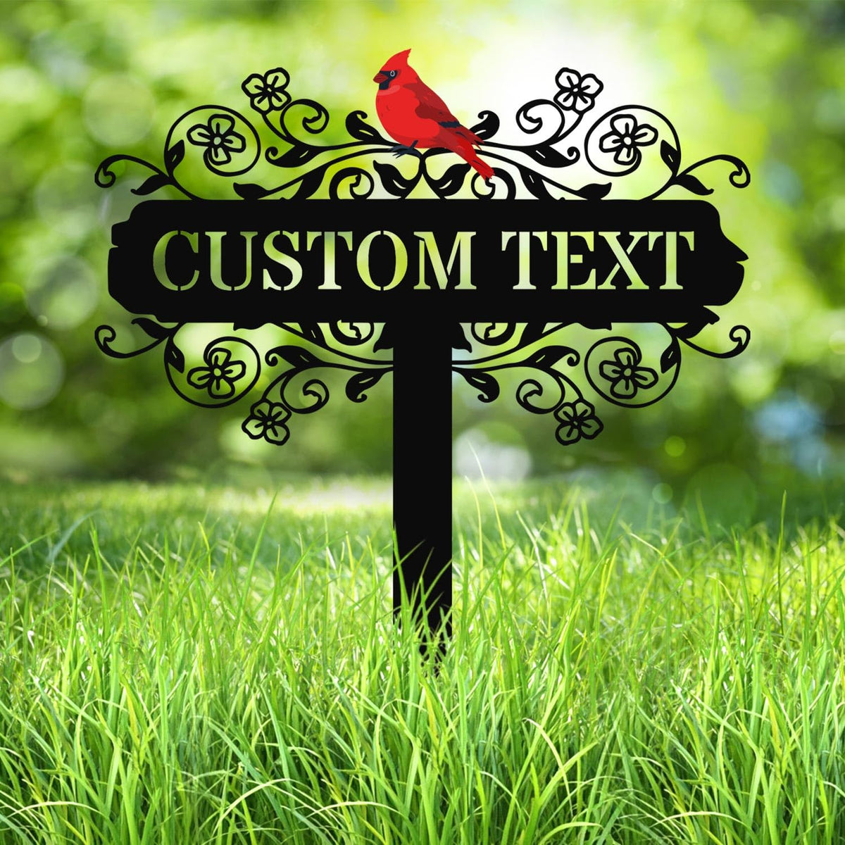 Personalized Metal Garden Signs, Custom Name Yard Stake Sign for House Outdoor Outside Decorative