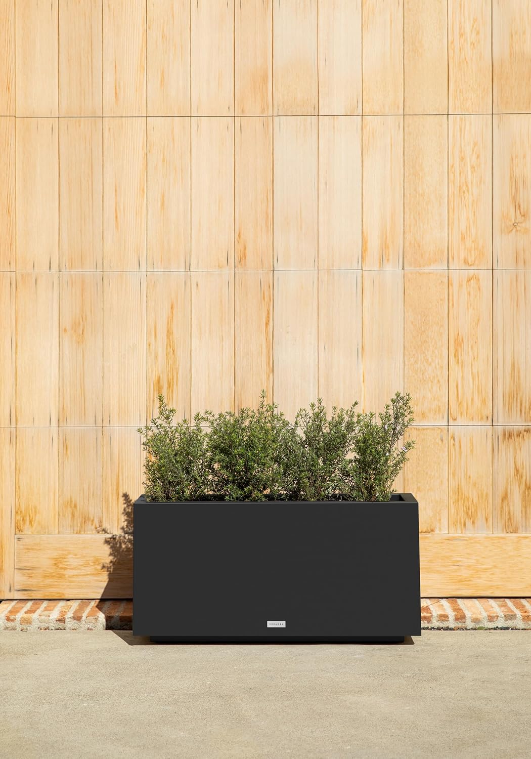 Veradek Block Series Long Box Planter - Large Rectangular Planter for Indoor or Outdoor Patio/Porch