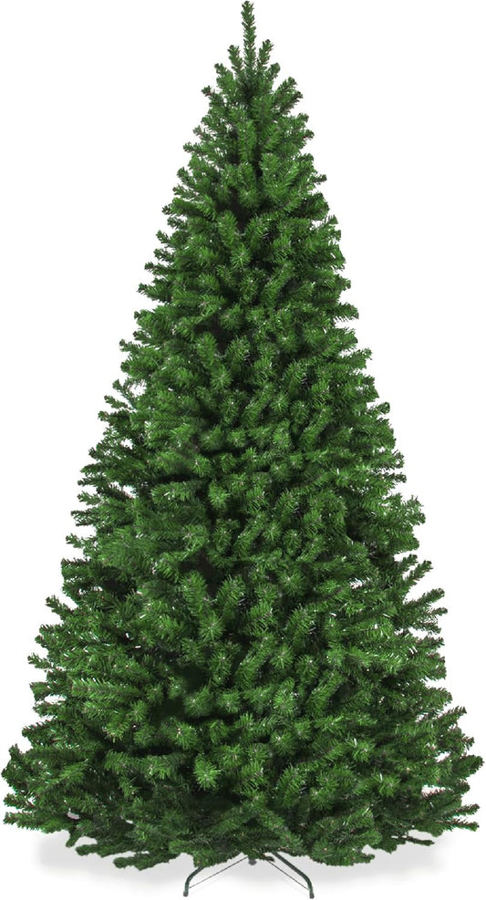 Best Choice Products Artificial Christmas Tree, 9ft Premium Unlit Realistic Spruce Holiday Décor