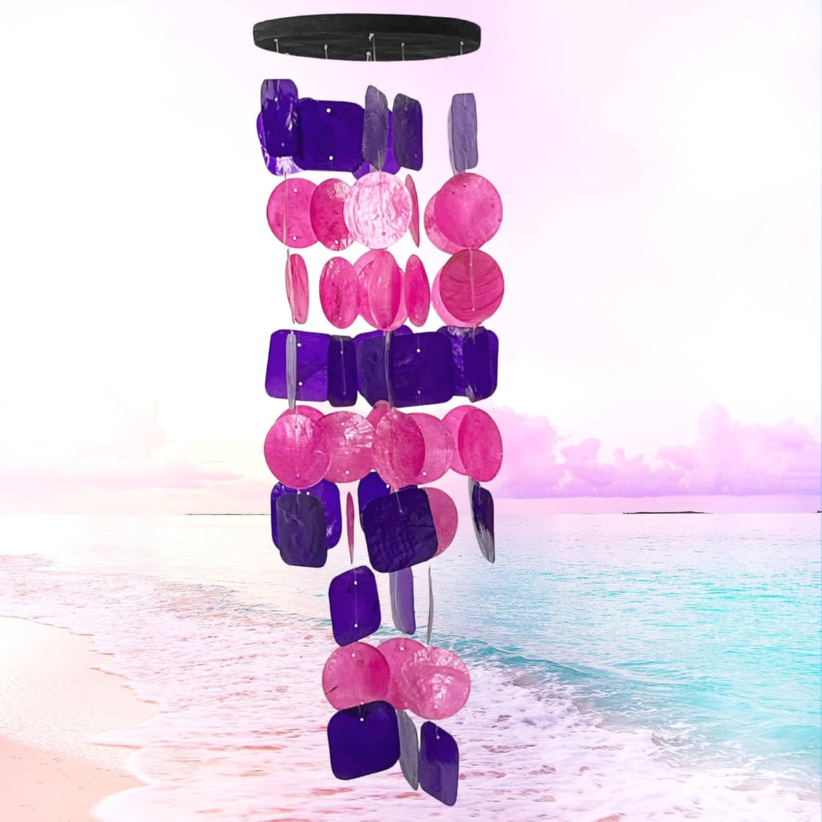 Bellaa 24841 Wind Chimes Outdoor, Garden Decorations, Musical, Indoor/Outside Windchimes, Beach