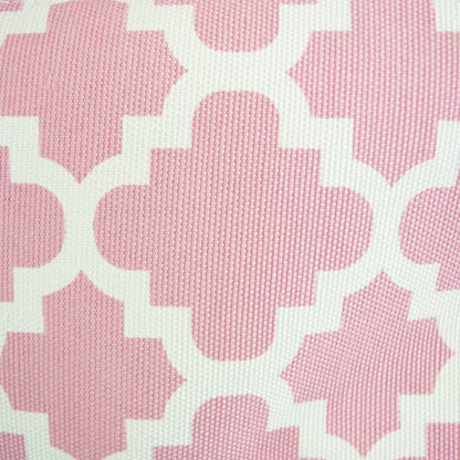 DII Polyester Container with Handles, Lattice Storage Bin, Medium, Rose